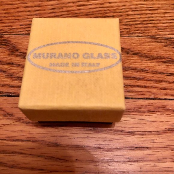 Square Murano Glass Earrings NWOT - Picture 7 of 7